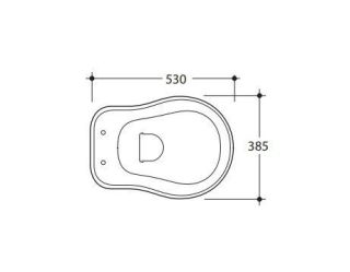 Сиденье для унитаза Kerasan Retro 108801 с крышкой белой